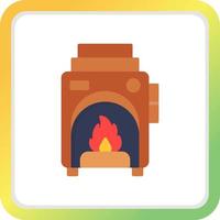 diseño de icono creativo de horno vector