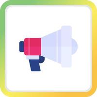 Megaphone Creative Icon Design vector