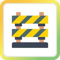 Barrier Creative Icon Design vector