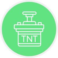 diseño de icono creativo tnt vector