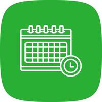 Schedule Creative Icon Design vector