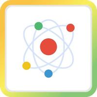 Atom Creative Icon Design vector