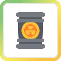 diseño de icono creativo nuclear vector