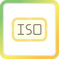 Iso Creative Icon Design vector