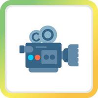 Video Camera Creative Icon Design vector