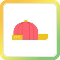 diseño de icono creativo de gorra de béisbol vector
