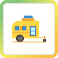Caravan Creative Icon Design vector