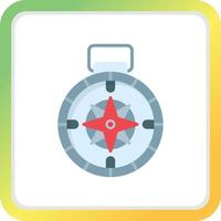 Compass Creative Icon Design vector