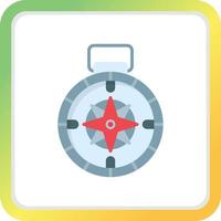 Compass Creative Icon Design vector