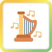 Harp Creative Icon Design vector