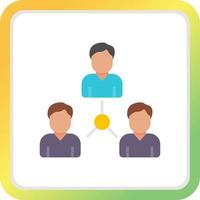 Networking Group Creative Icon Design vector