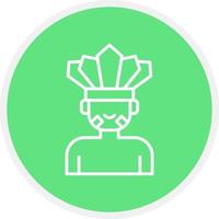 Native Indian Creative Icon Design vector