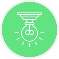 Light Bulb Creative Icon Design vector