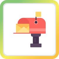 Mail Box Creative Icon Design vector