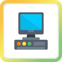 Computer Creative Icon Design vector