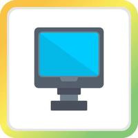 Monitor Creative Icon Design vector