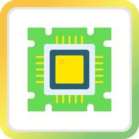 Processor Creative Icon Design vector