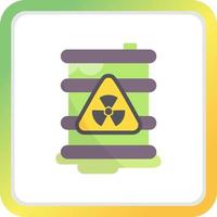 Toxic Waste Creative Icon Design vector