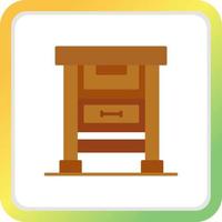 End Table Creative Icon Design vector