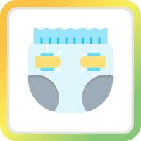 Diaper Creative Icon Design vector