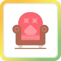 Armchair Creative Icon Design vector