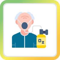 Oxygen Mask Creative Icon Design vector