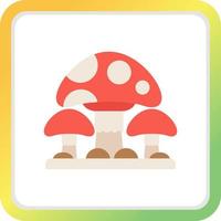 Mushroom Creative Icon Design vector