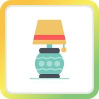 Desk Lamp Creative Icon Design vector