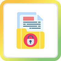 Confidential Creative Icon Design vector