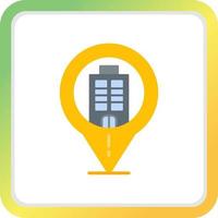Location Pin Creative Icon Design vector