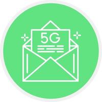 Email Creative Icon Design vector