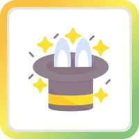 Magic Trick Creative Icon Design vector