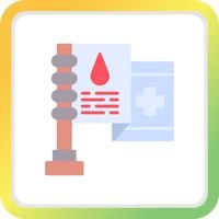 Blood Donor Creative Icon Design vector