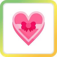 Chocolate Box Creative Icon Design vector