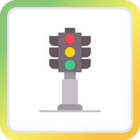 Traffic Lights Creative Icon Design vector