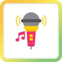 Microphone Creative Icon Design vector