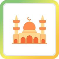 Mosque Creative Icon Design vector