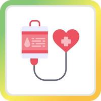 Blood Donation Creative Icon Design vector