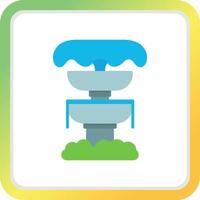 Fountain Creative Icon Design vector