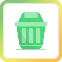 Dumpster Creative Icon Design vector