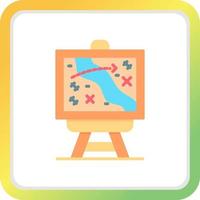 Map Creative Icon Design vector