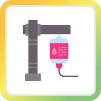 Blood Transfusion Creative Icon Design vector