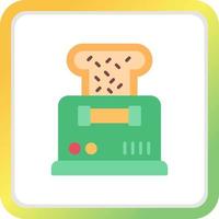 Toaster Creative Icon Design vector