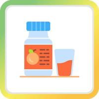 Orange Juice Creative Icon Design vector