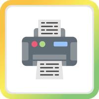 Printer Creative Icon Design vector