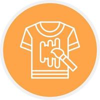 diseño de icono creativo de camiseta vector