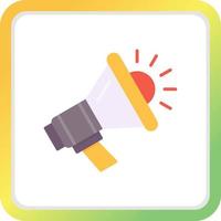 Megaphone Creative Icon Design vector