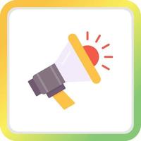 Megaphone Creative Icon Design vector