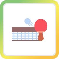 Ping Pong Creative Icon Design vector