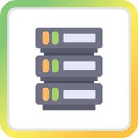 Server Creative Icon Design vector